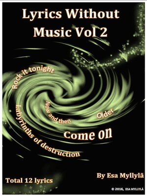 cover image of Lyrics Without Music Vol 2
